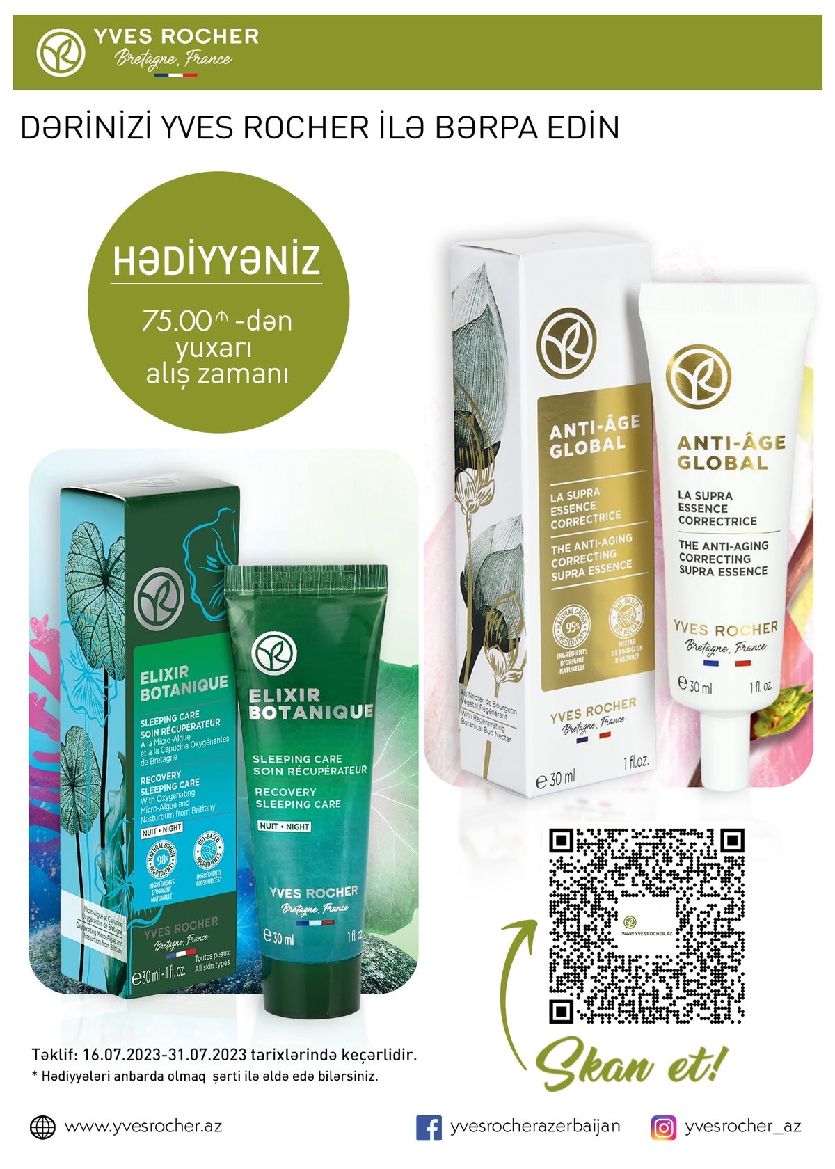 Mailing July - Yves Rocher Azerbaijan