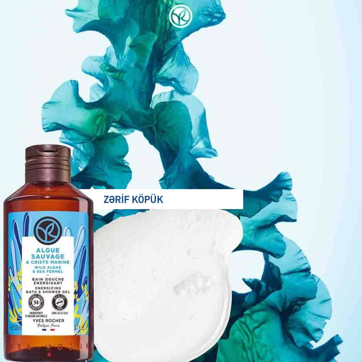 Wild Algae & Sea Fennel Bath and Shower Gel, 200 ml