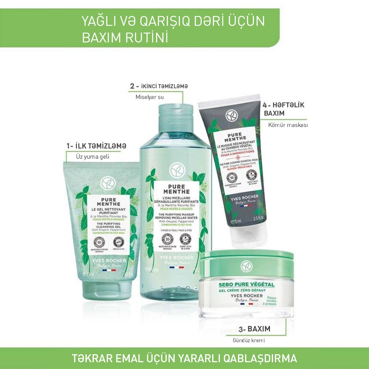 The Purifying Makeup Removing Micellar Water Pure Menthe, 400 ml