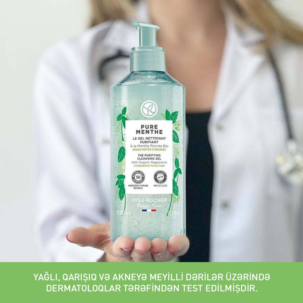 Üz üçün təmizləyici gel, 390 ml