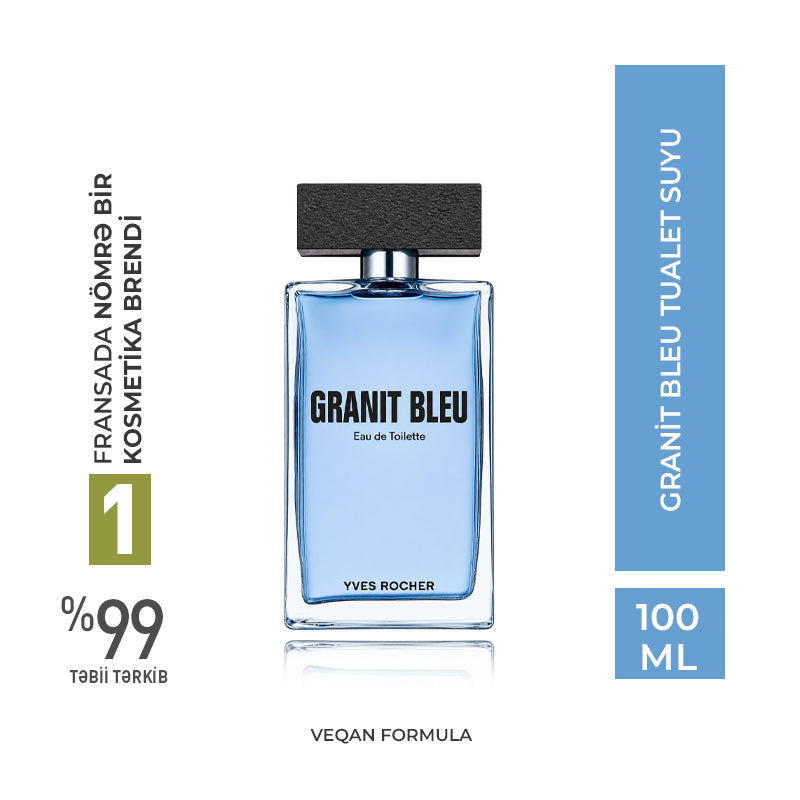 Granit Bleu tualet suyu, sprey flakonda, 100 ml