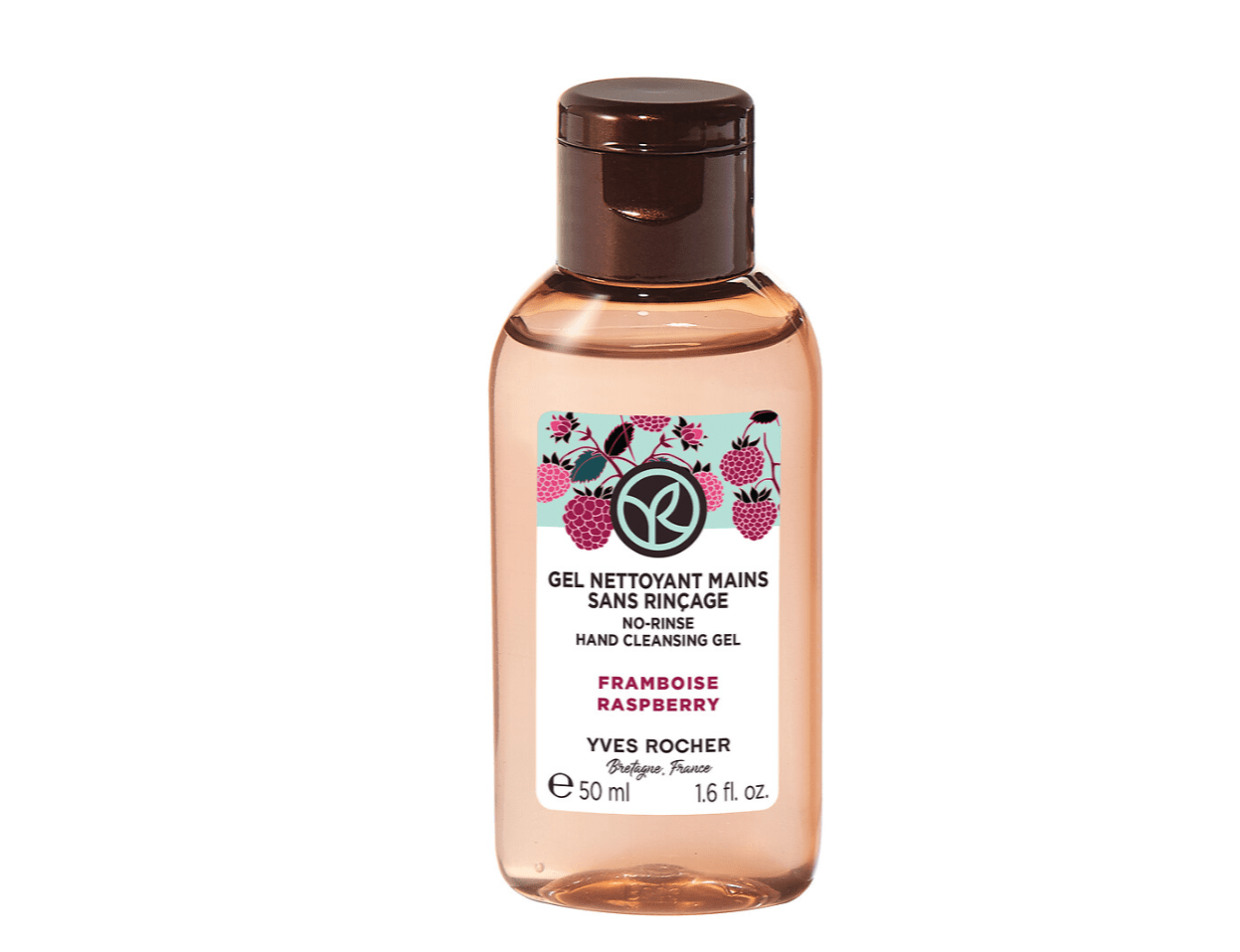 Əl üçün nanə və moruq ətirli təmizləyici gel, 50 ml