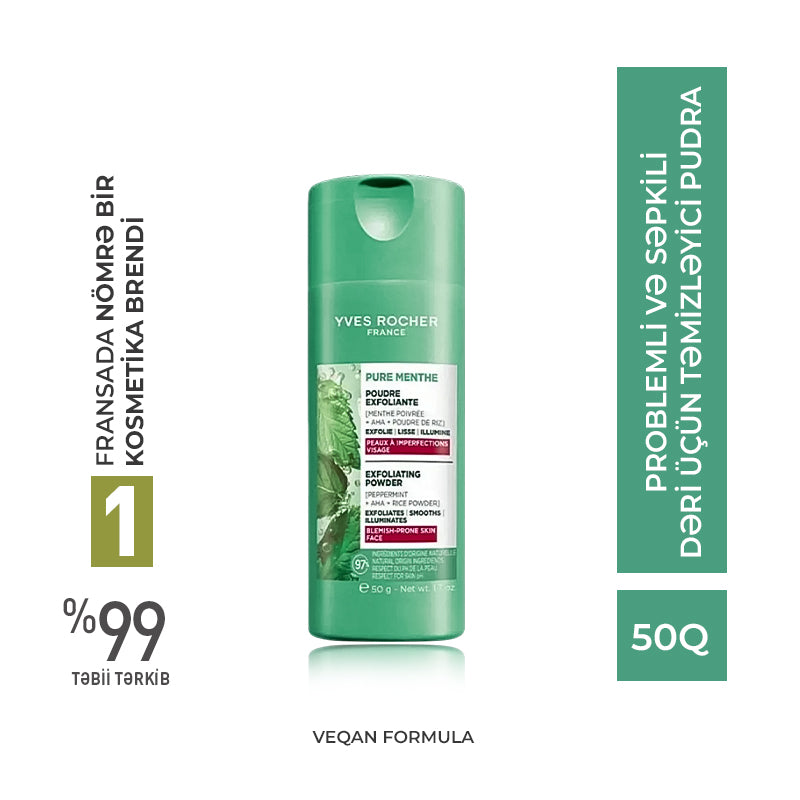 EXFOLIATING POWDER COMBINATION TO OILY SKIN BOTTLE 50G