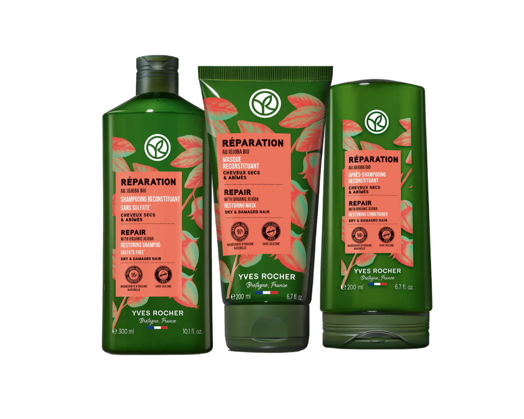 Zədəli saçlar üçün 3-lü dəst