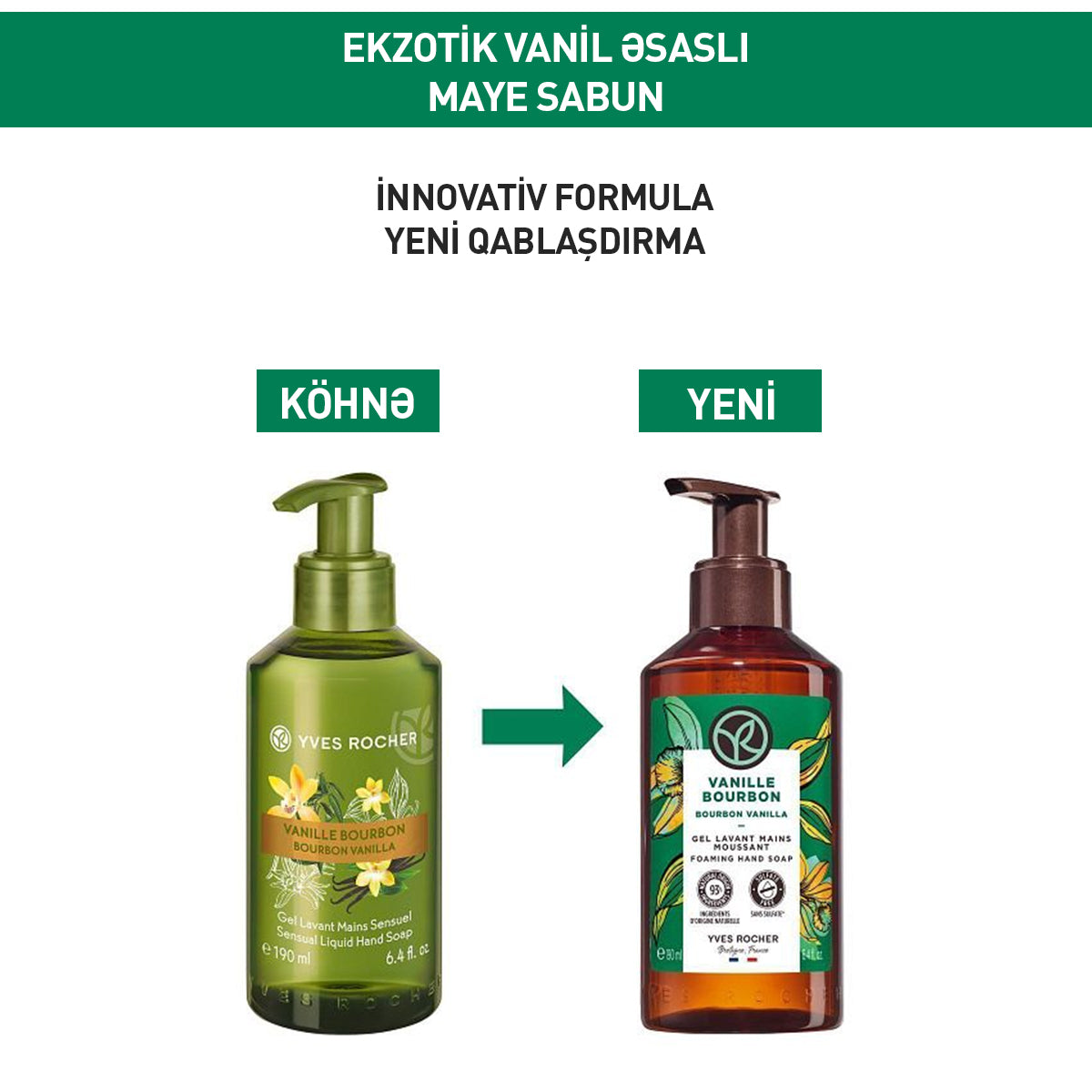 Burbon vanili ətirli maye əl sabunu, 190 ml