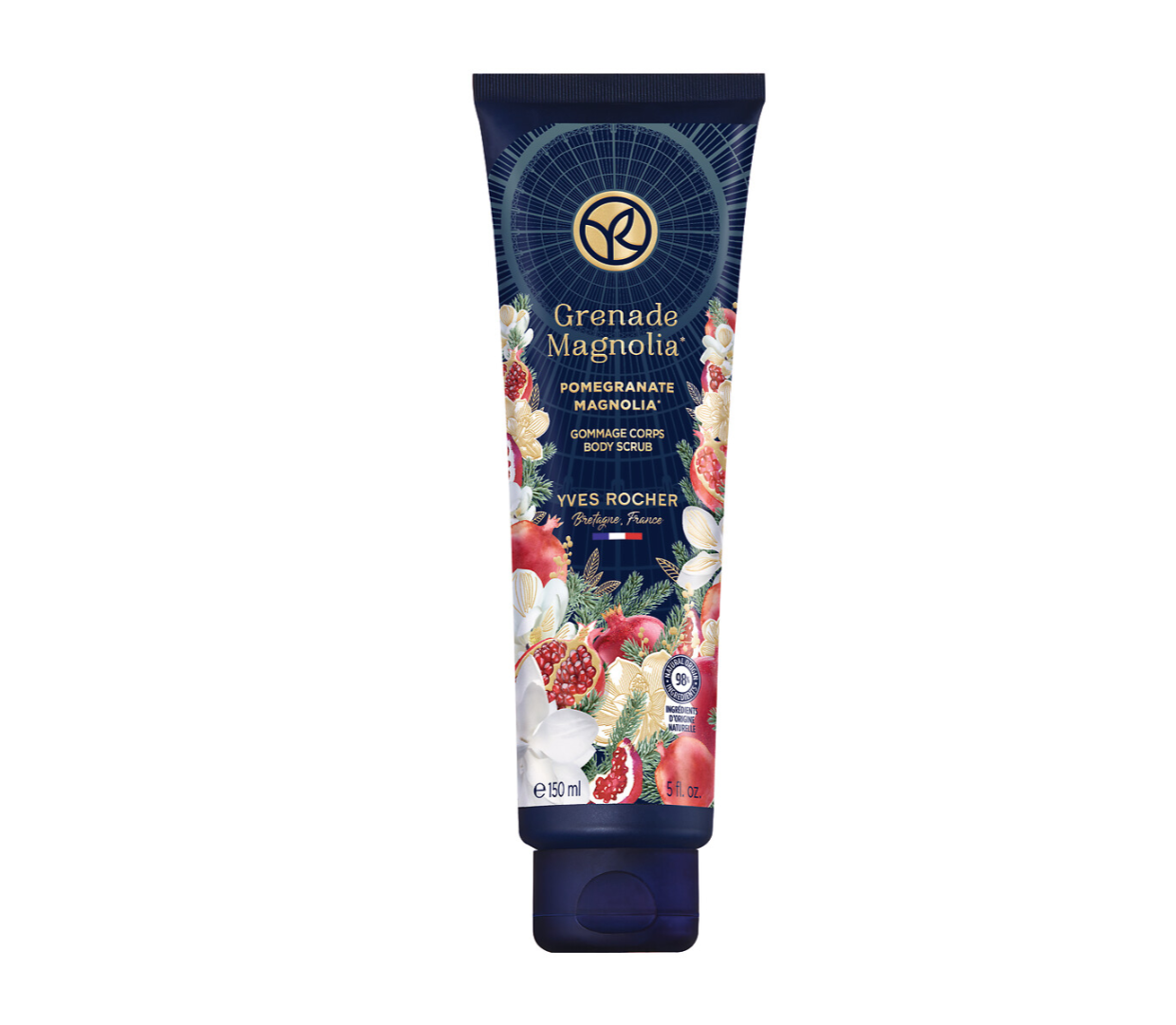 Nar və maqnoliya tərkibli bədən skrabı, 150 ml