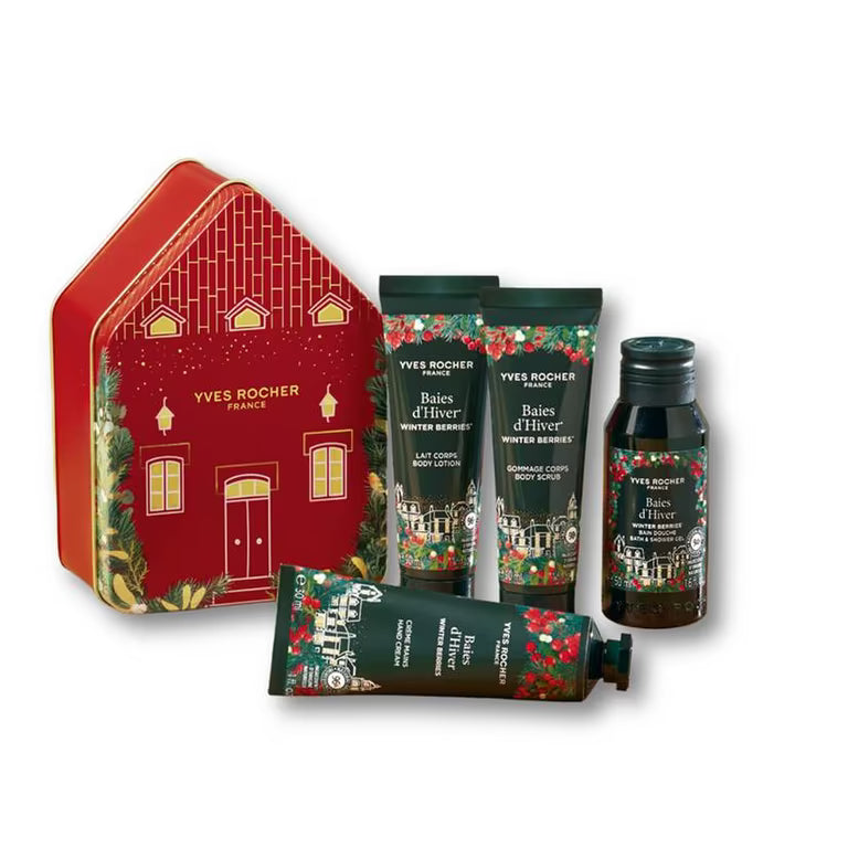 Yeni il Qış Giləmeyvələri Əsaslı Bədən Baxım Seti