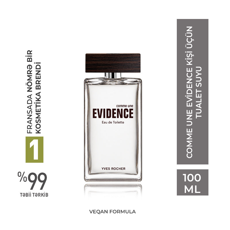 Comme Une Evidence Eau de Toilette for men- 100ml
