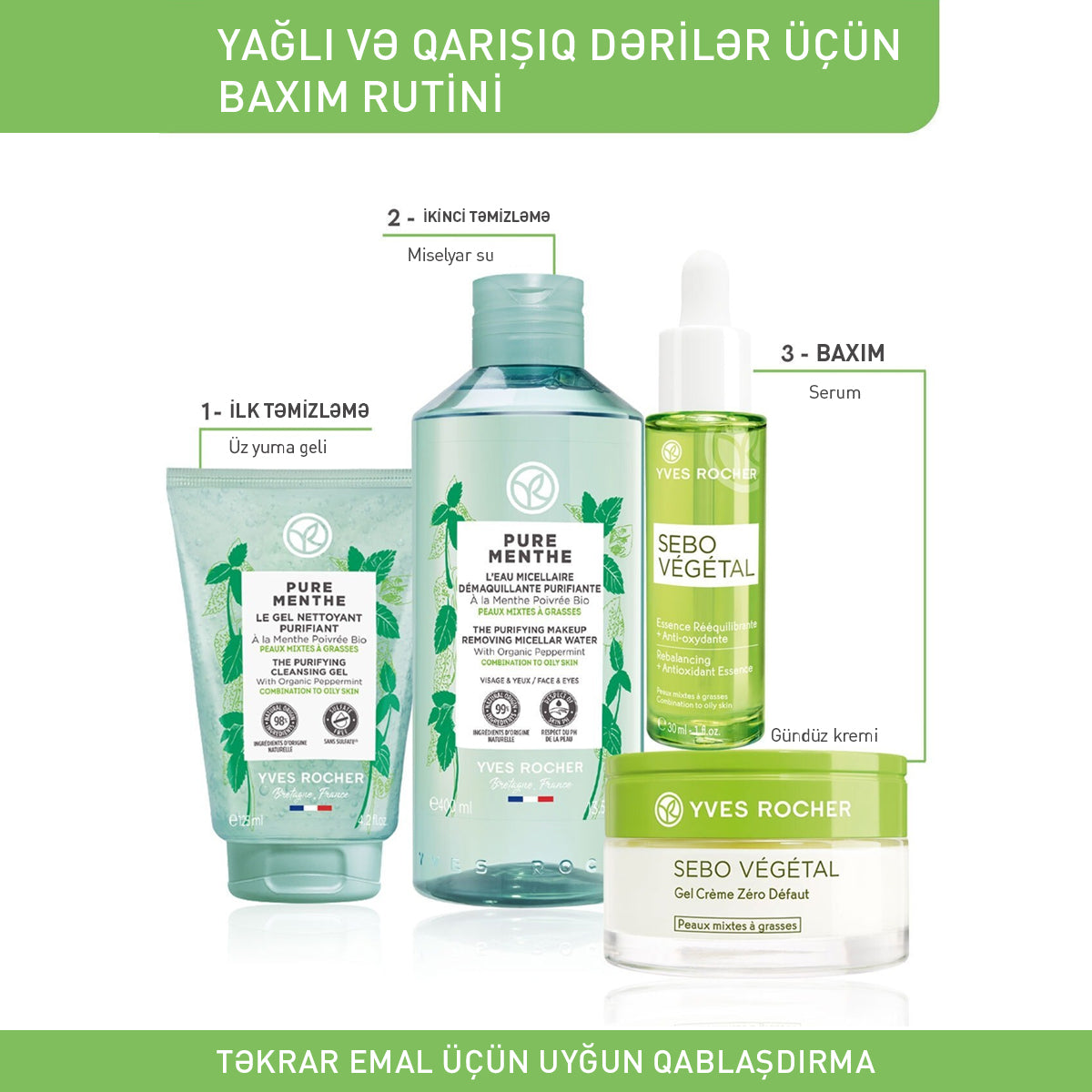 Yağlı dəri üçün antioksidant təsirli bərpaedici essensiya, 30 ml