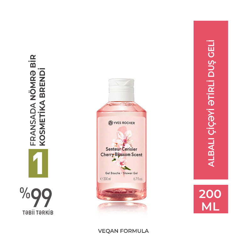 Albalı çiçəyi ətirli duş geli, 200 ml