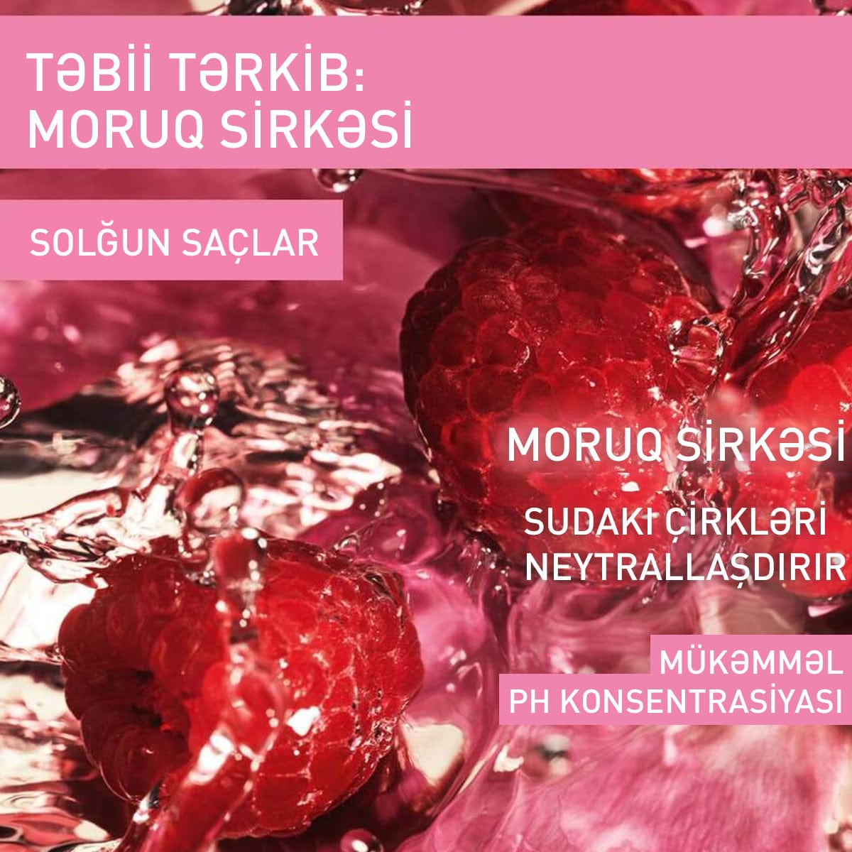 Solğun saçlar üçün sirkə, 400 ml