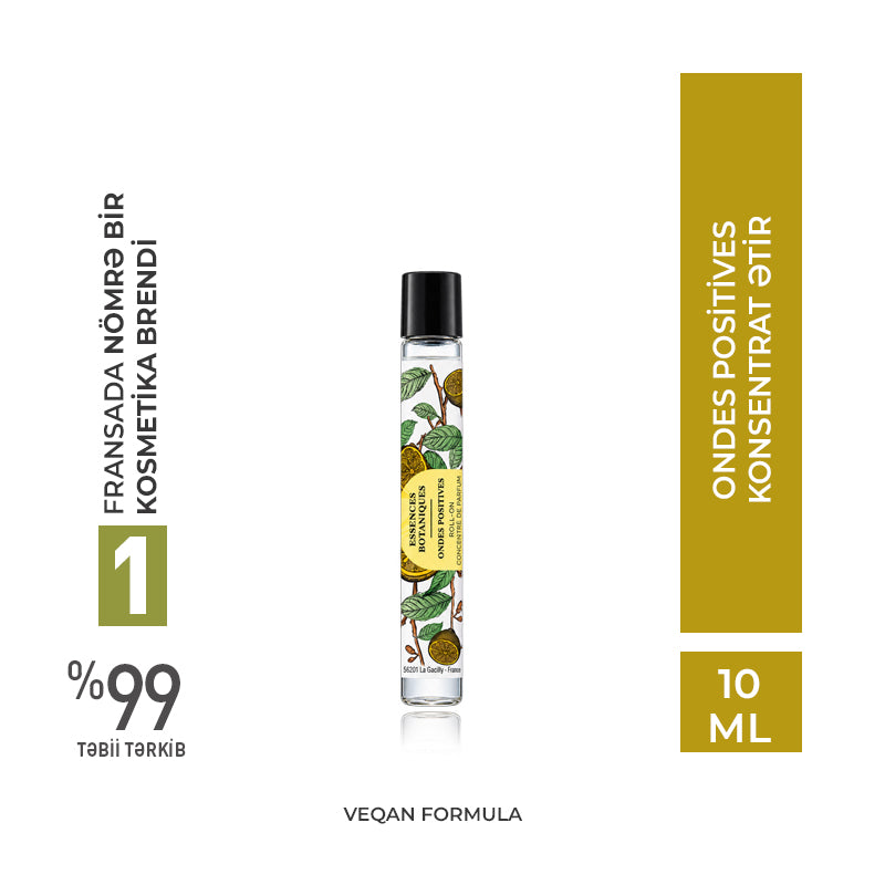 Perfume Concentrated Roll-On - Ondes Positives, 10 ml
