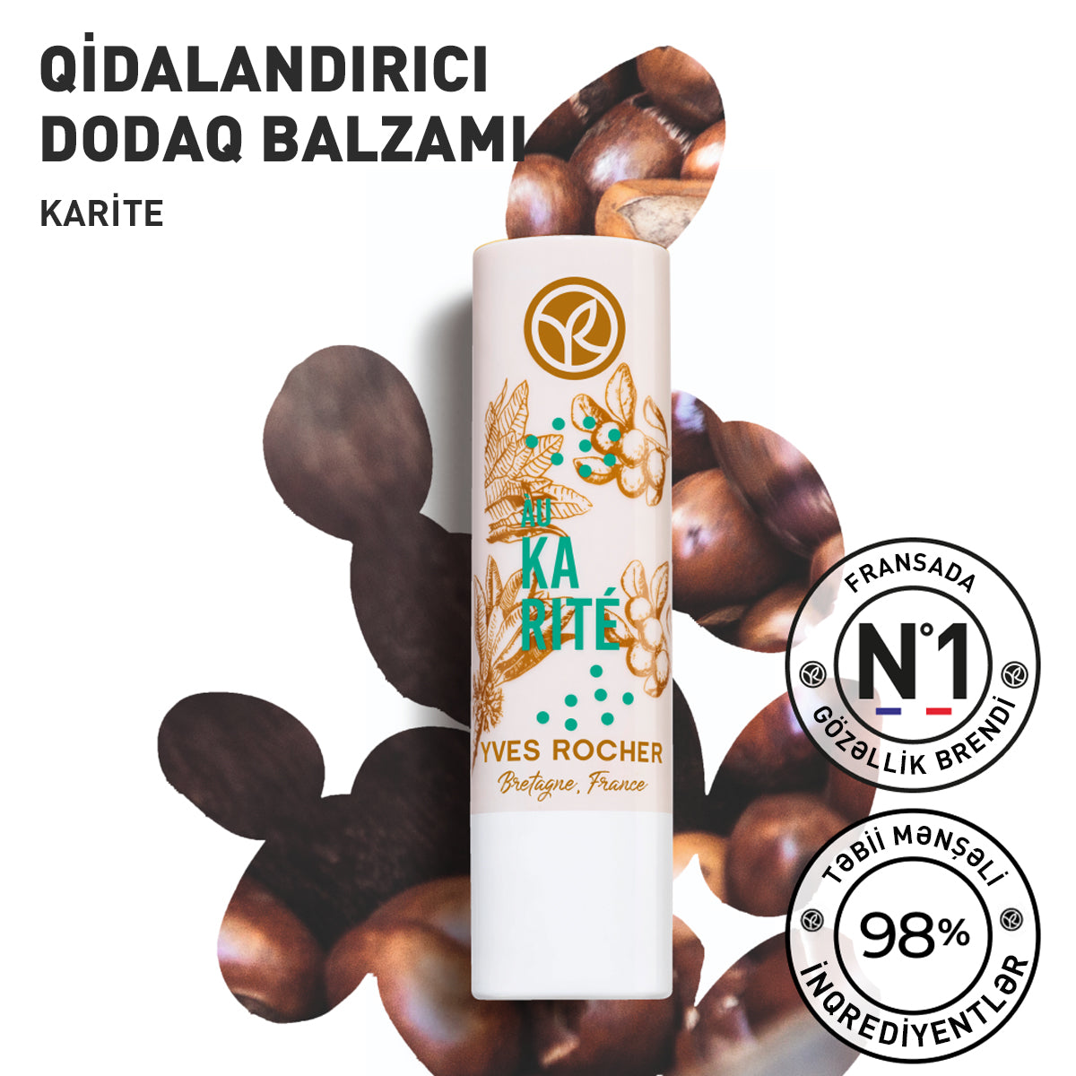 Şi yağı əsaslı dodaq balzamı, 4.8 qr