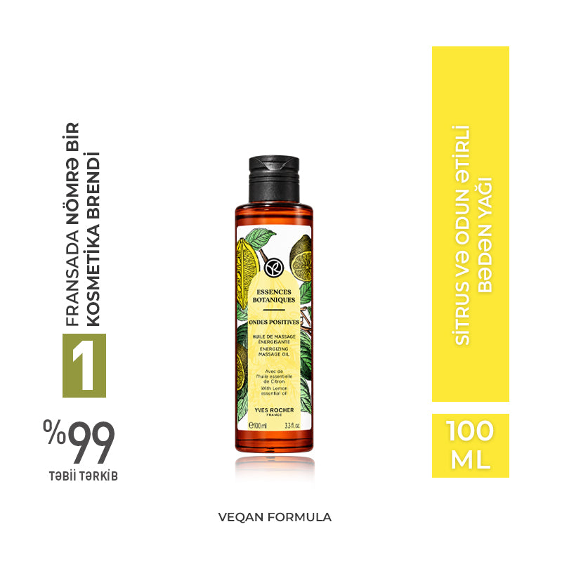 Ondes Positives bədən yağı, 100 ml