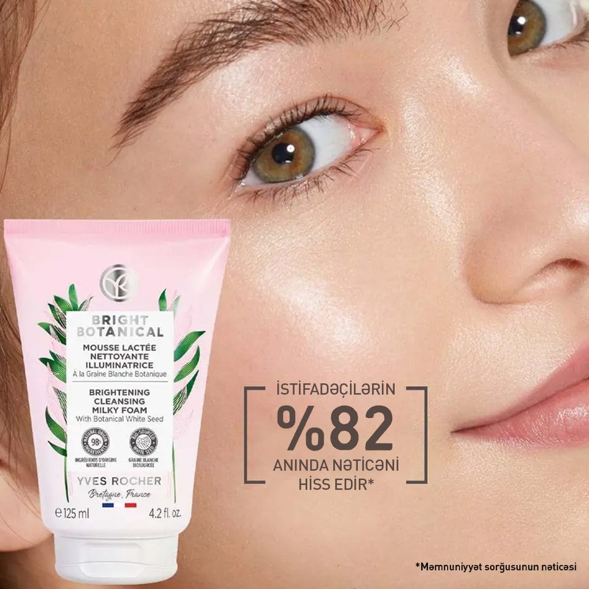 Brightening Cleansing Milky Foam, 125 ml