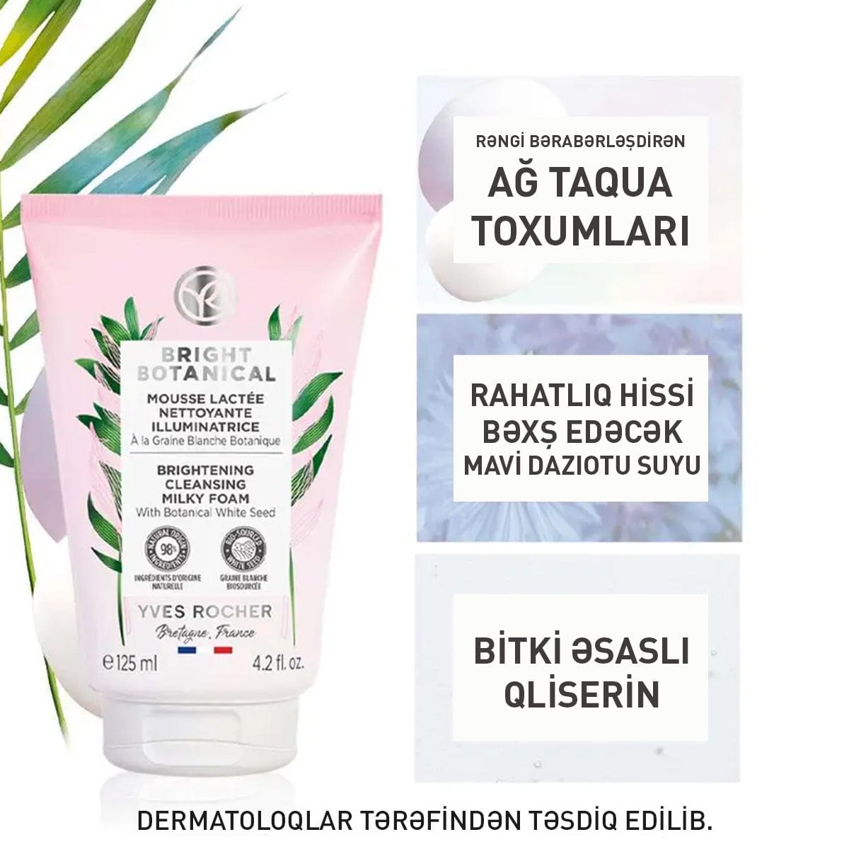 Brightening Cleansing Milky Foam, 125 ml