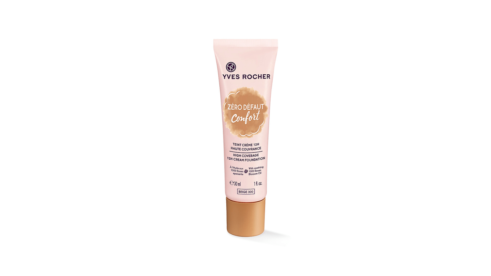 COULEURS NATURE 3 COMFORT CREAM FOUNDATION TUBE 30ML BEIGE 300