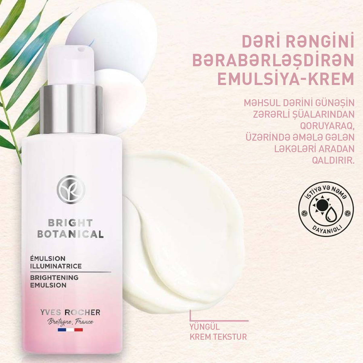 Dəri rənginin açılması üçün SPF 30 əsaslı emulsiya, 50 ml