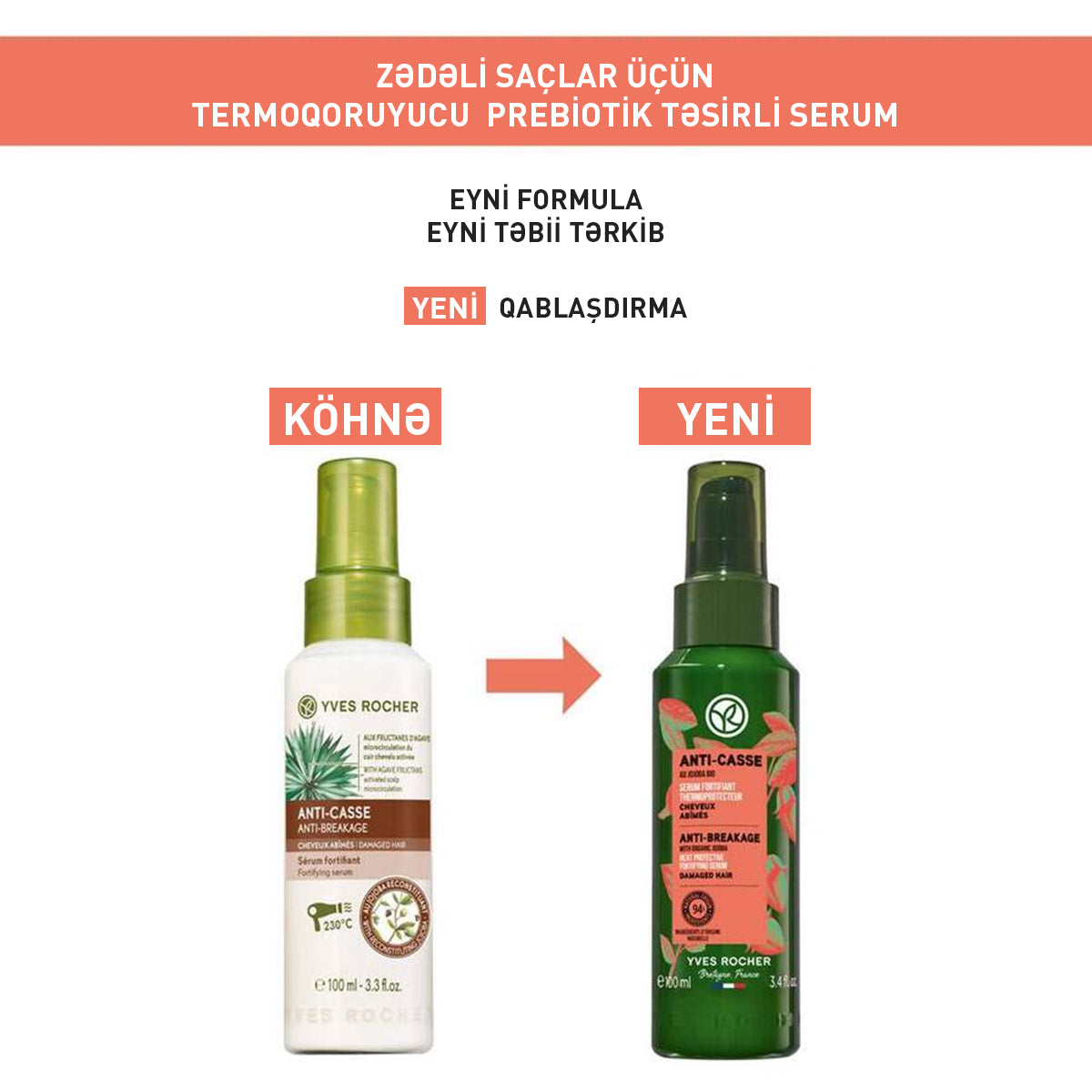 Heat Protective Fortifying Serum, 100 ml