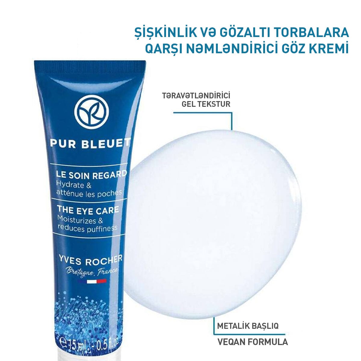 Centaurea-Based Eye Countour Gel, 15 ml