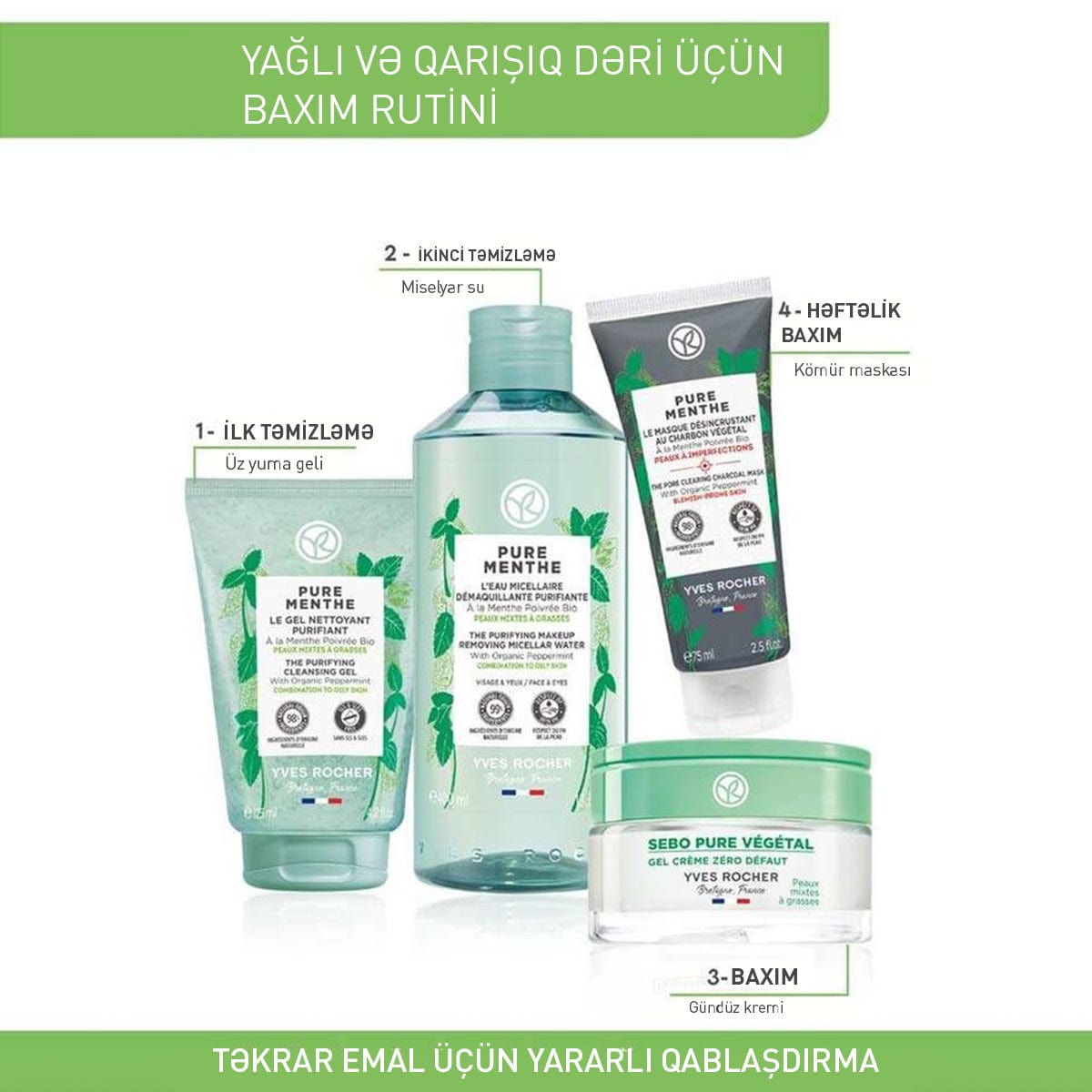 The Purifying Cleansing Gel Pure Menthe, 125 ml