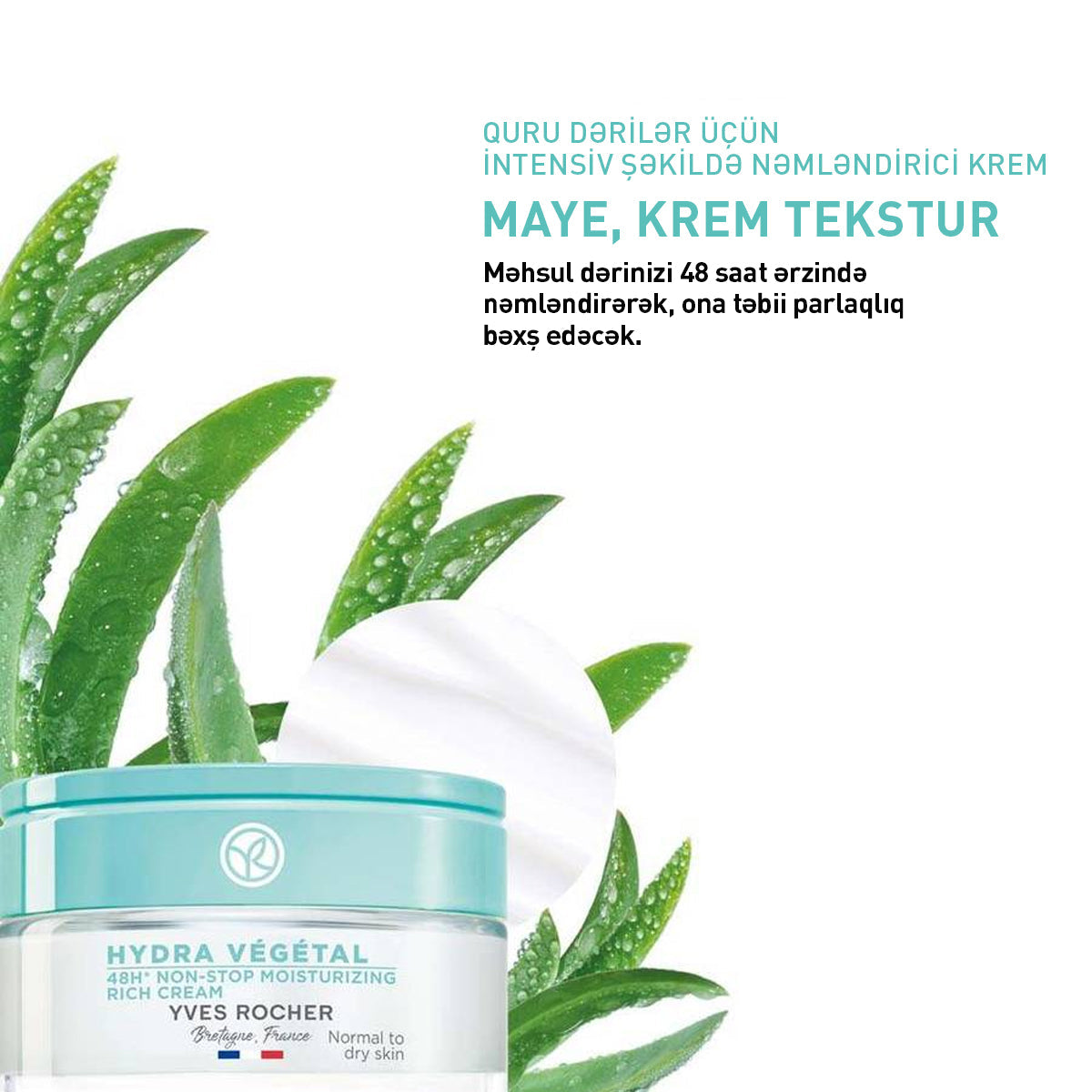 48 saat intensiv nəmləndirici krem, 50 ml