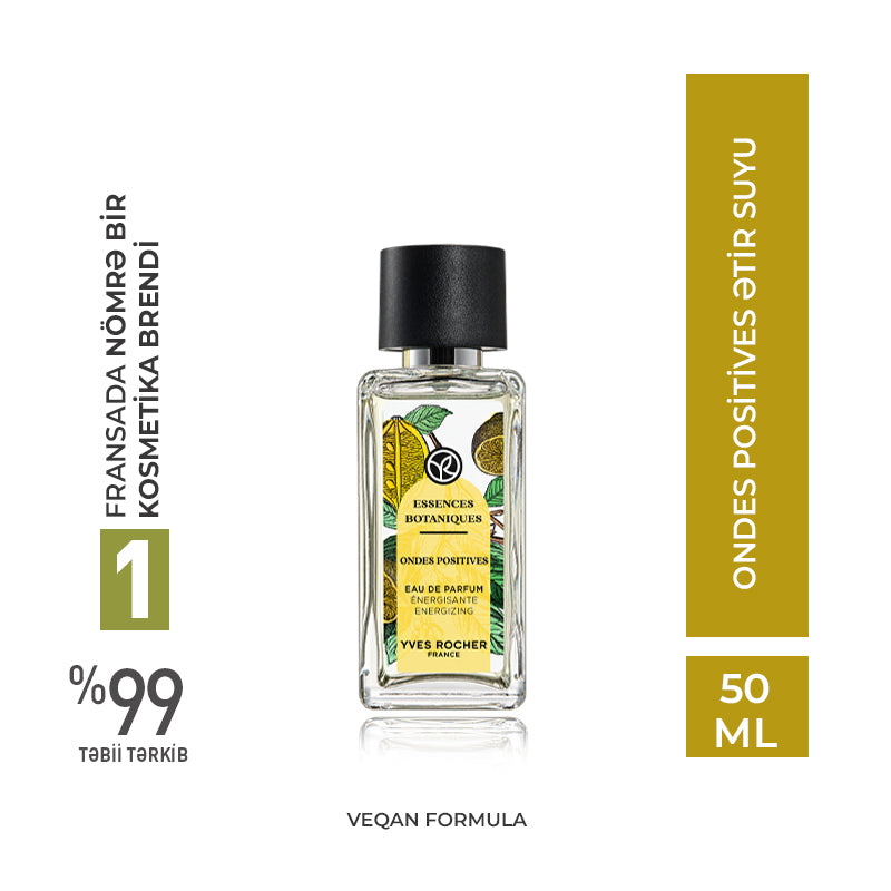 Eau de Parfum Ondes Positives, 50 ml