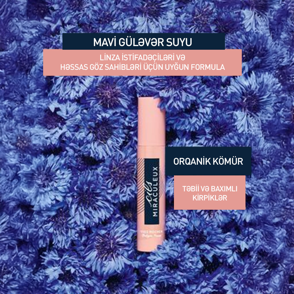 Ayrıcı və həcmverici təsirə malik tuş, 01. Qara, 7.8 ml