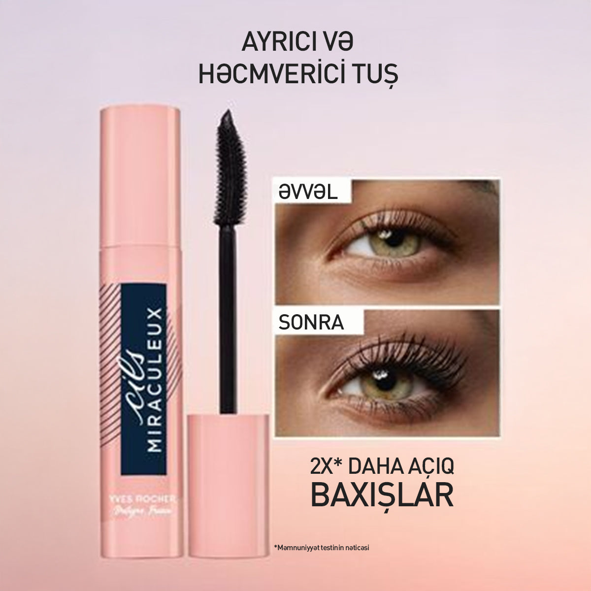 Ayrıcı və həcmverici təsirə malik tuş, 01. Qara, 7.8 ml