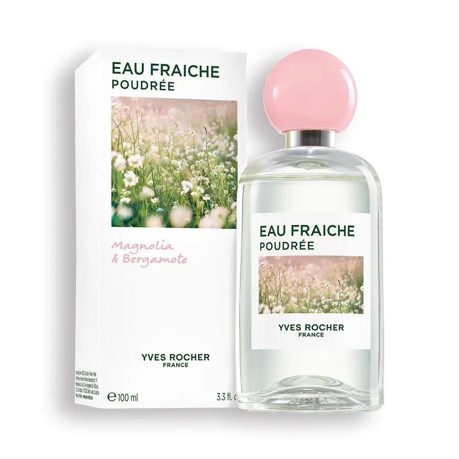 EAU FRAICHE POUDREE MAGNOLIA & BERGAMOTE SPRAY BOTTLE 100ML