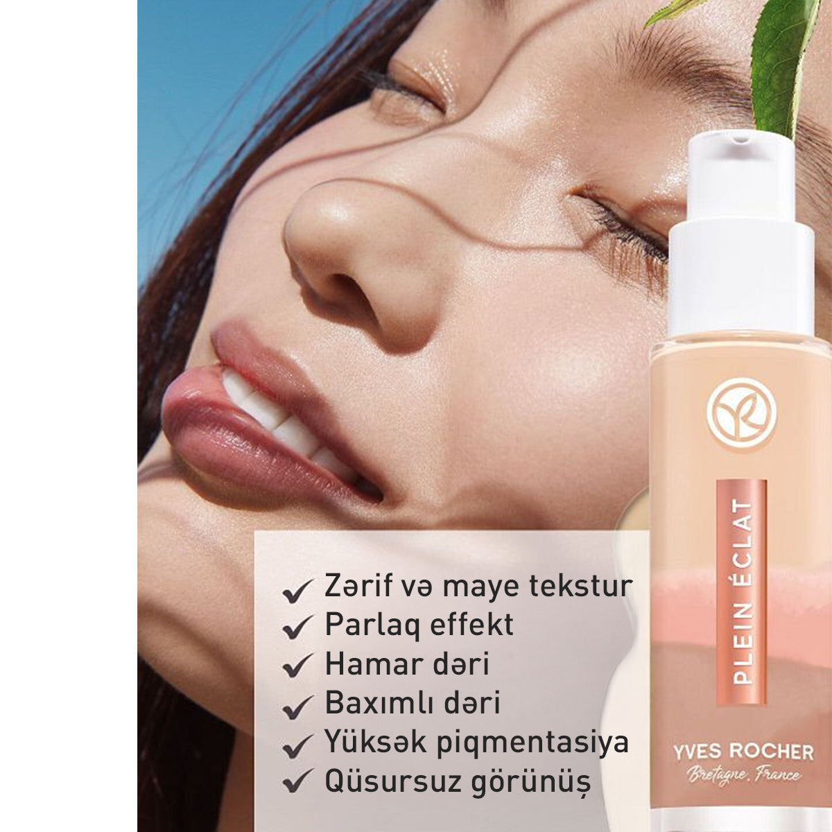 Detoks təsirli "Plein Eclat" tonal kremi, Bej 200, 30 ml