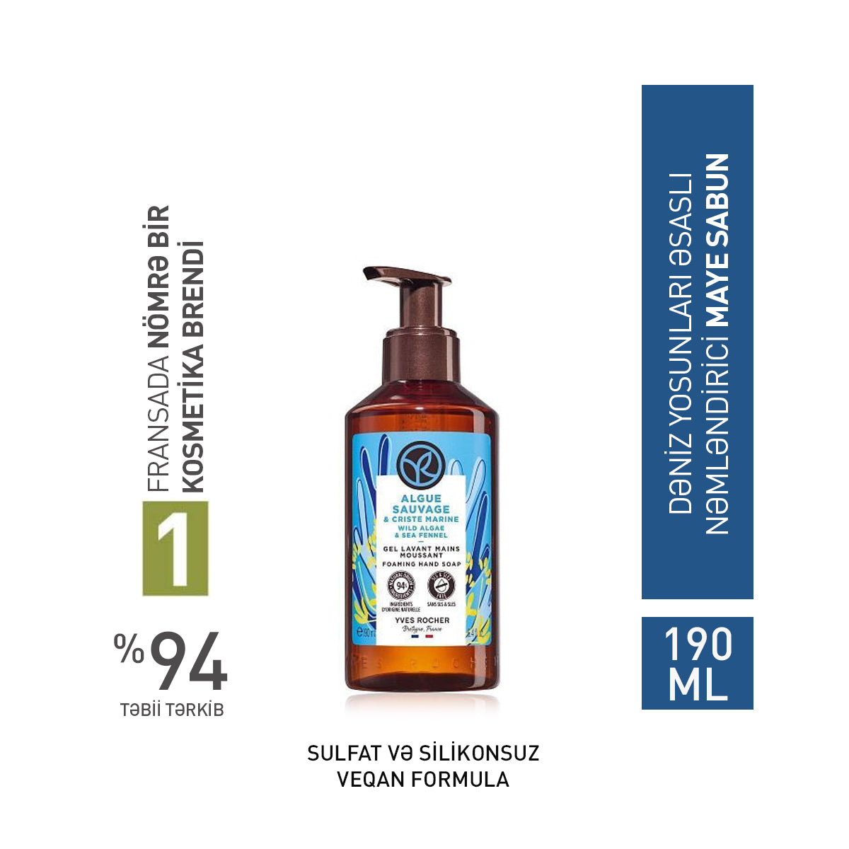 Wild Algae & Sea Fennel Liquid Hand Soap, 190 ml