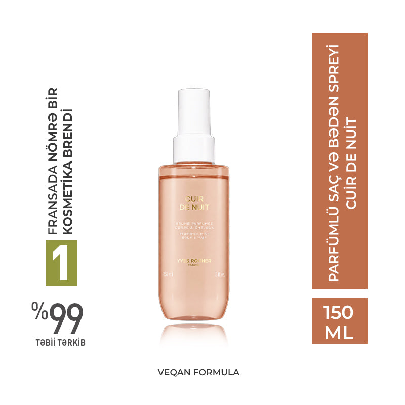 Perfumed Mist Body & Hair - Cuir de Nuit