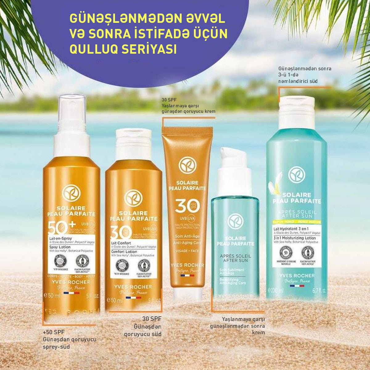 Üz üçün günəşdən qoruyucu və yaşlanmaya qarşı SPF 30 krem, 40 ml