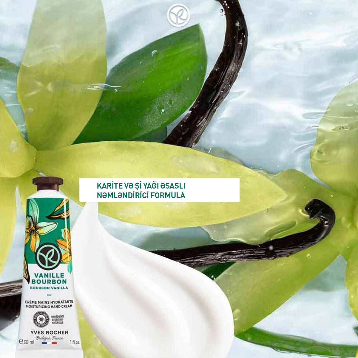 Burbon vanili ətirli əl kremi, 30 ml