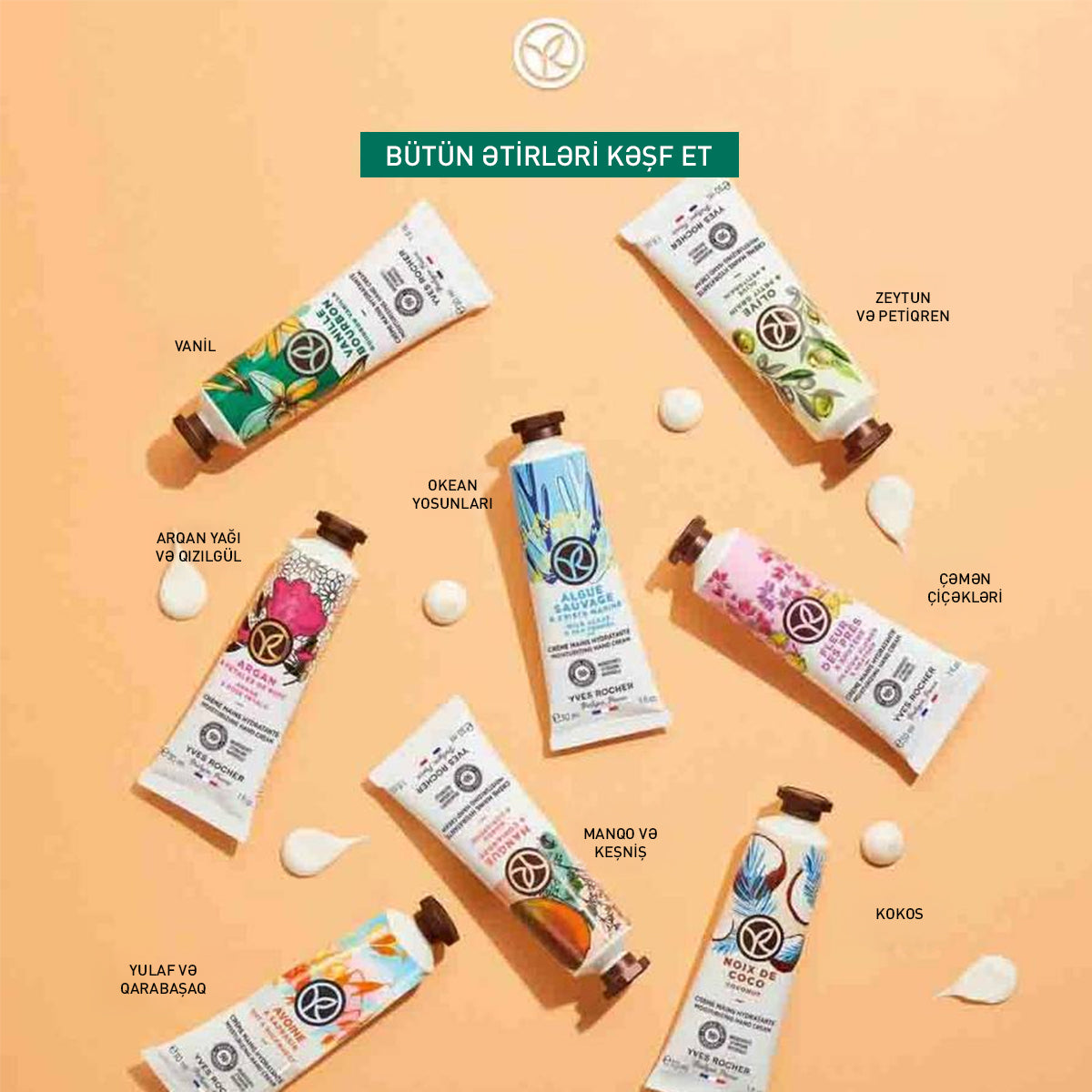 Burbon vanili ətirli əl kremi, 30 ml