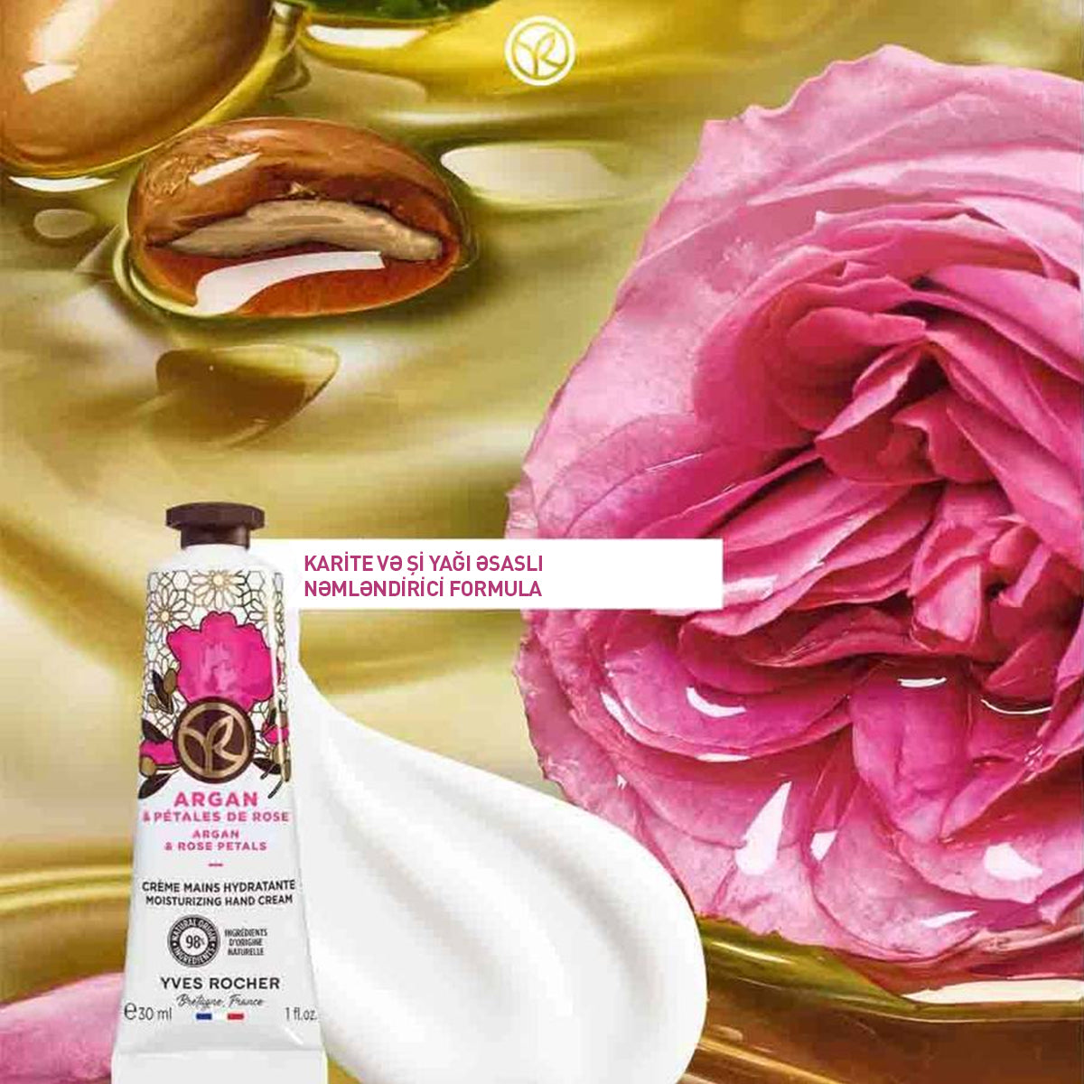 HAND CREAM ARGAN 30ML TUBE -