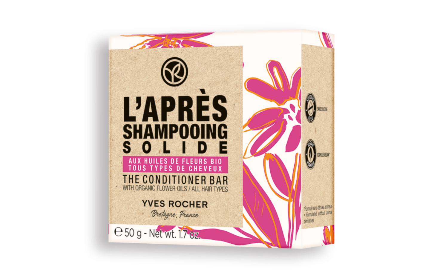 Saç üçün bərk kondisioner, 50 qr