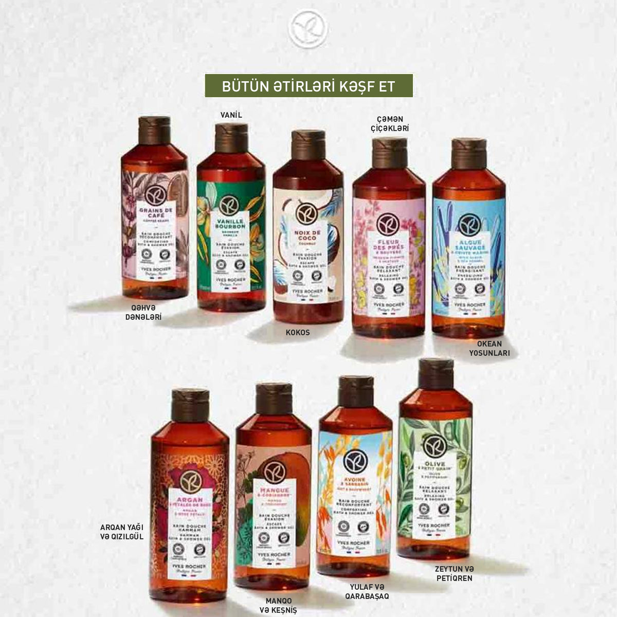 Zeytun əsaslı duş geli, 400 ml
