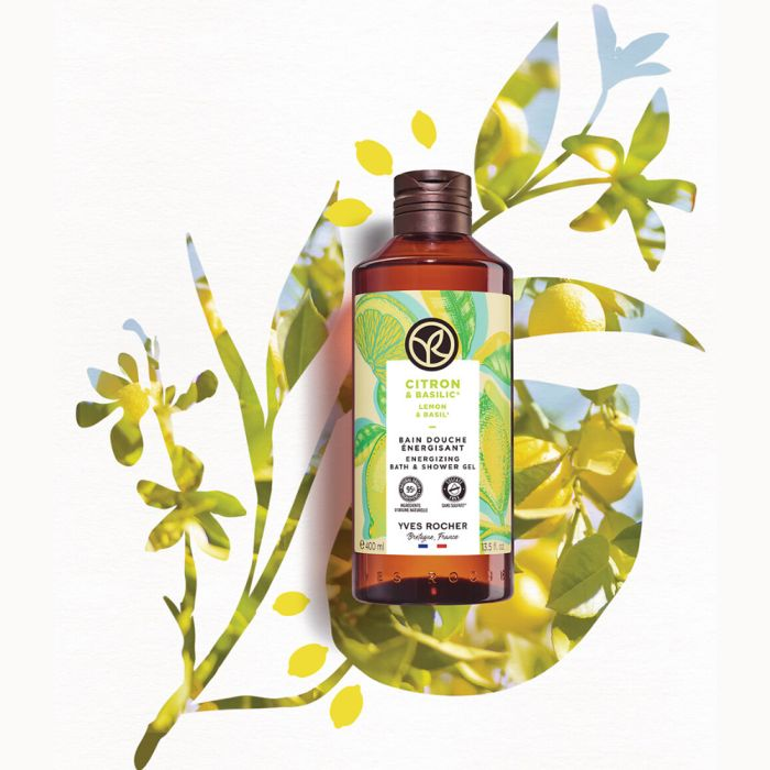 Lemon & Basil Bath and Shower Gel, 400 ml