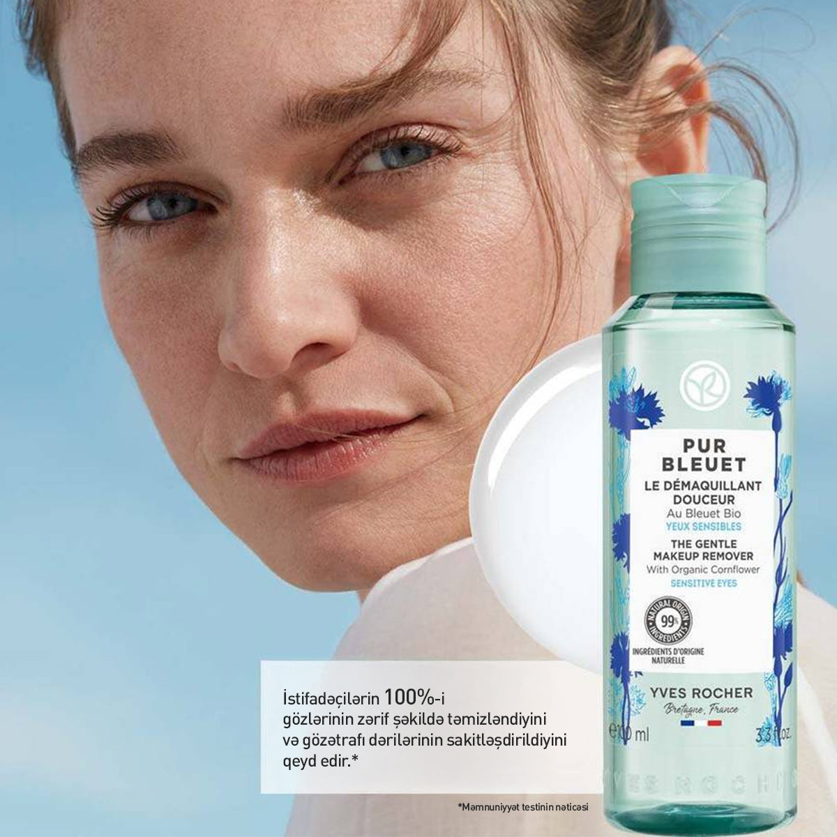Pur Bleuet makiyaj təmizləyici vasitə, 100 ml