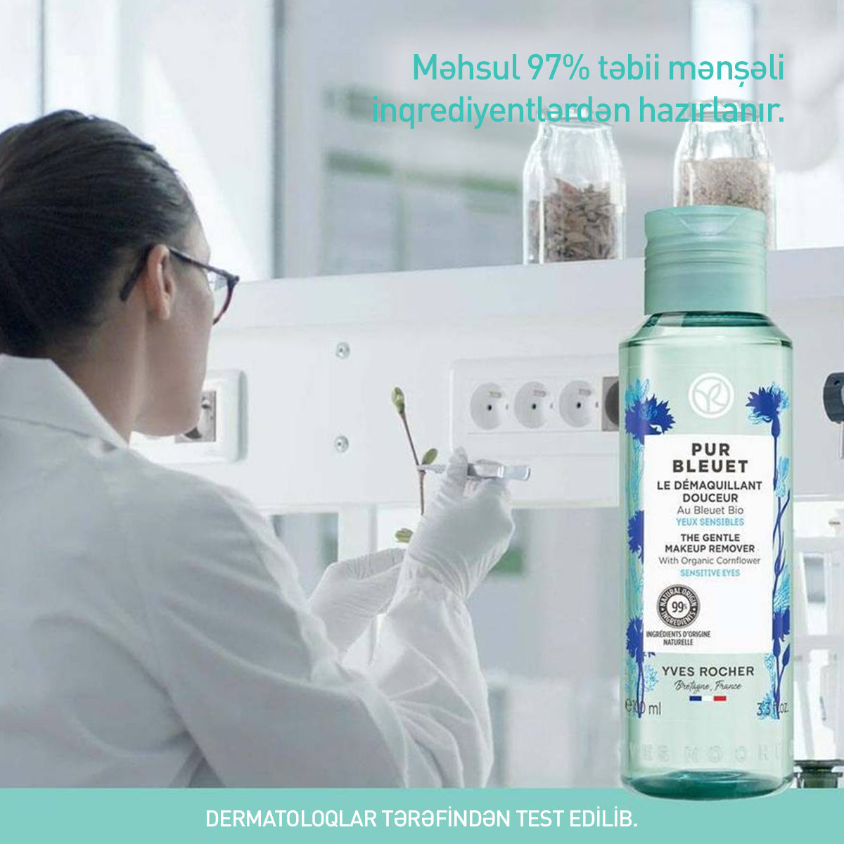 Pur Bleuet makiyaj təmizləyici vasitə, 100 ml
