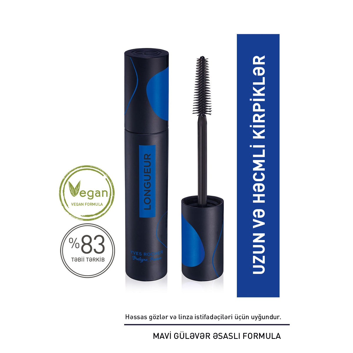 Mascara longueur 01.noir flaconnette 8ml