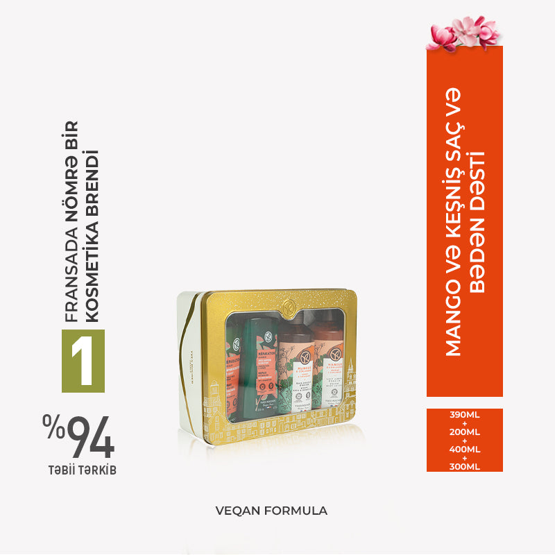 Mango & Coriander Hair & Body Care Set
