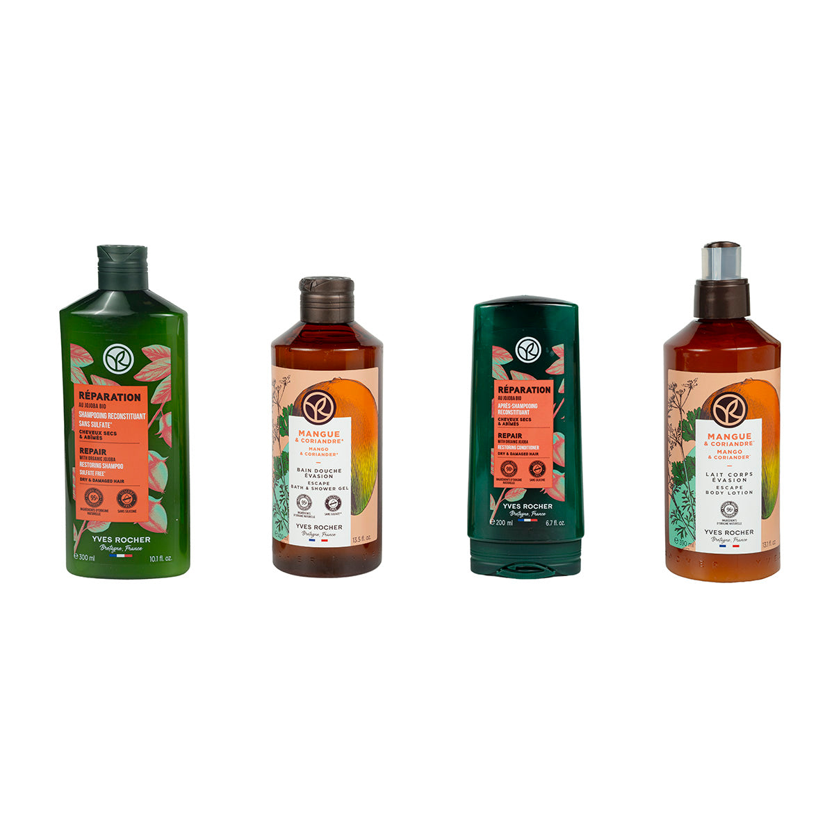 Mango və Koriandr Saç və Bədən Baxımı Dəsti