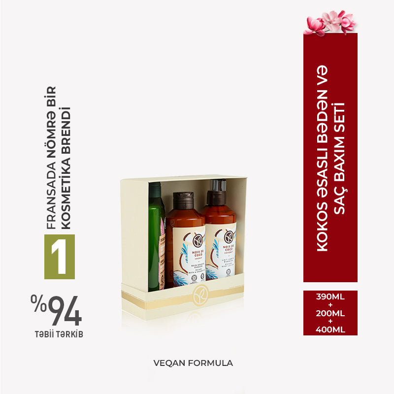 Coconut Gentle Hair & Body Care Set