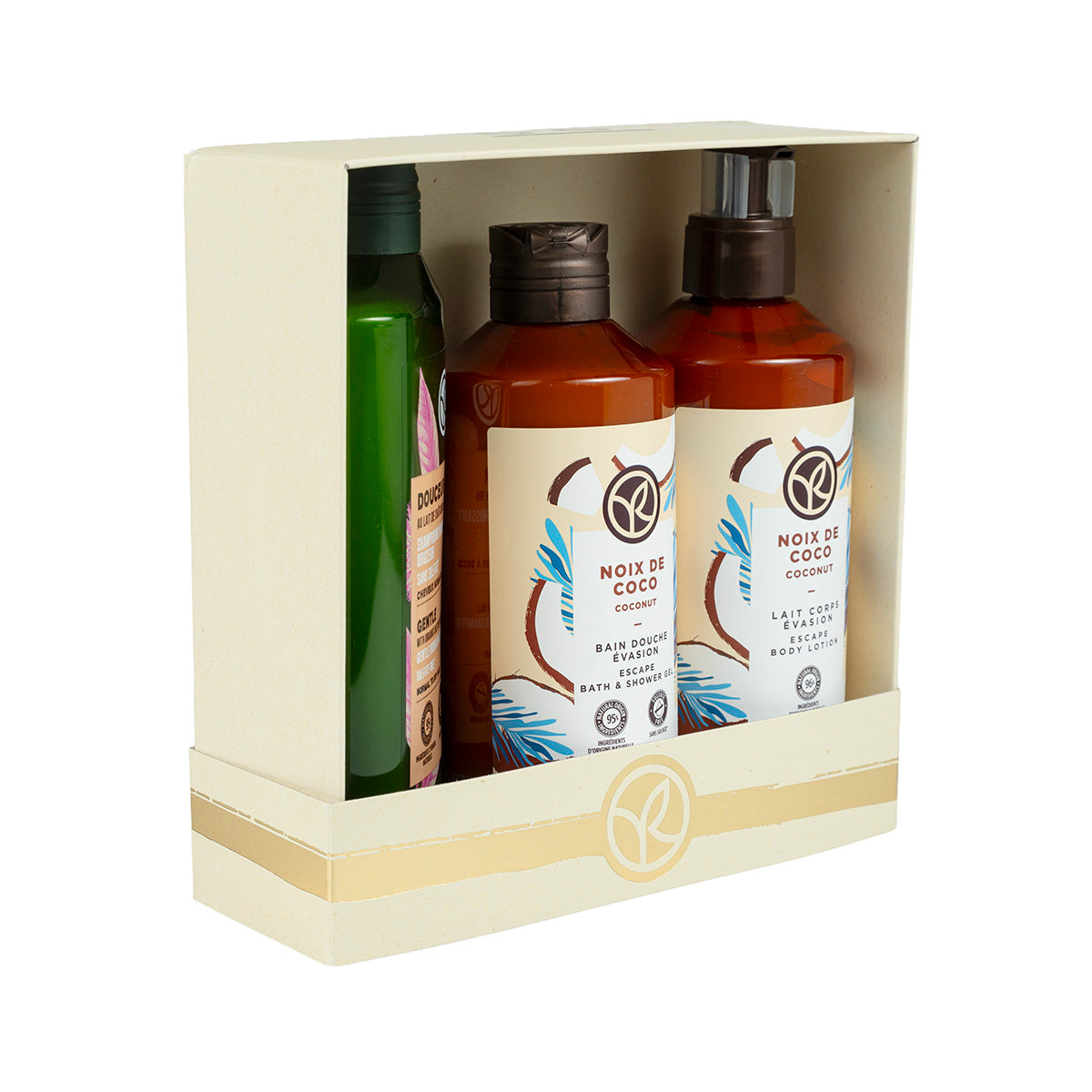 Kokoslu Yumşaq Saç və Bədən Baxımı Dəsti