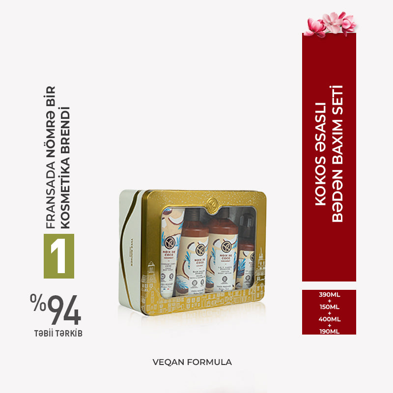 Coconut Body & Hand Care Set