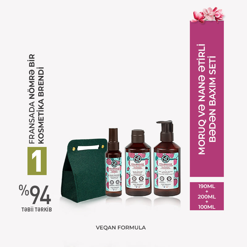 Raspberry & Peppermint Hand & Body Care Set