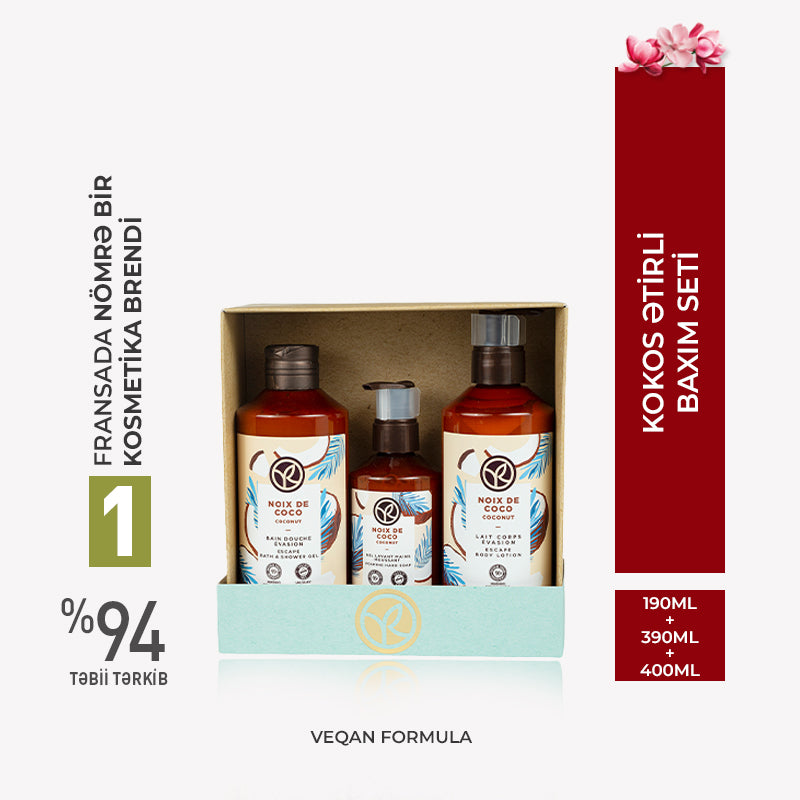 Coconut Hand & Body Care Set